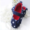 Polka Dot Flower Shoes First Walkers