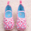 Polka Dot Flower Shoes First Walkers