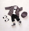 Gentleman Bow Ties Rompers Jackets