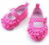 Polka Dot Flower Shoes First Walkers